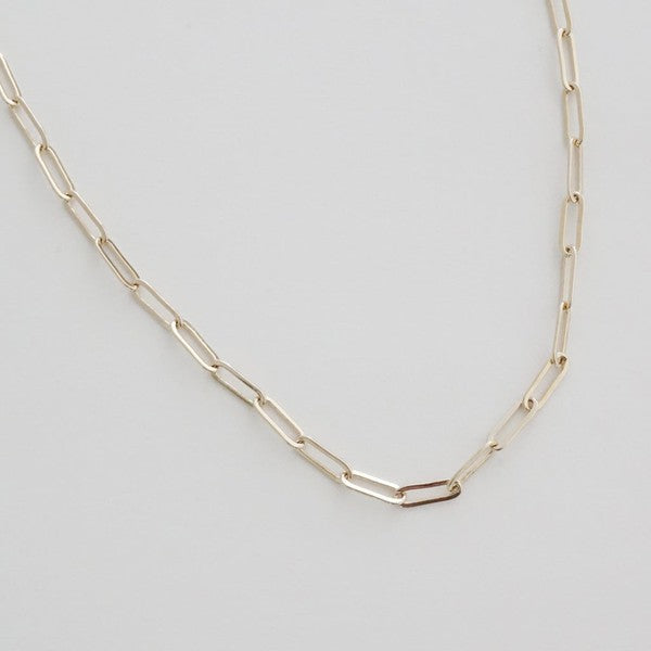 Piper Paperclip Chainlink Necklace