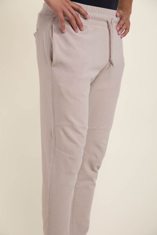 Micro-Ribbed Joggers