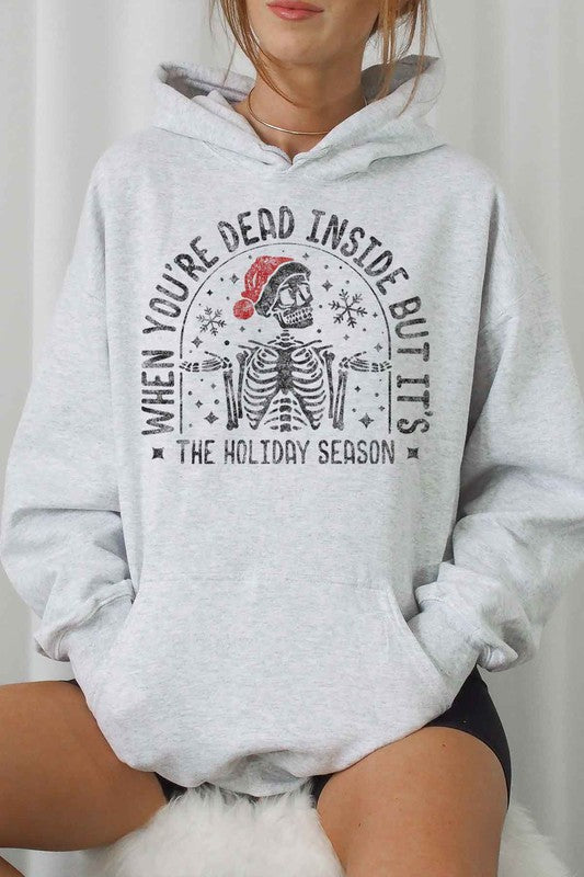 Christmas Skeleton Hoodie Plus Sized