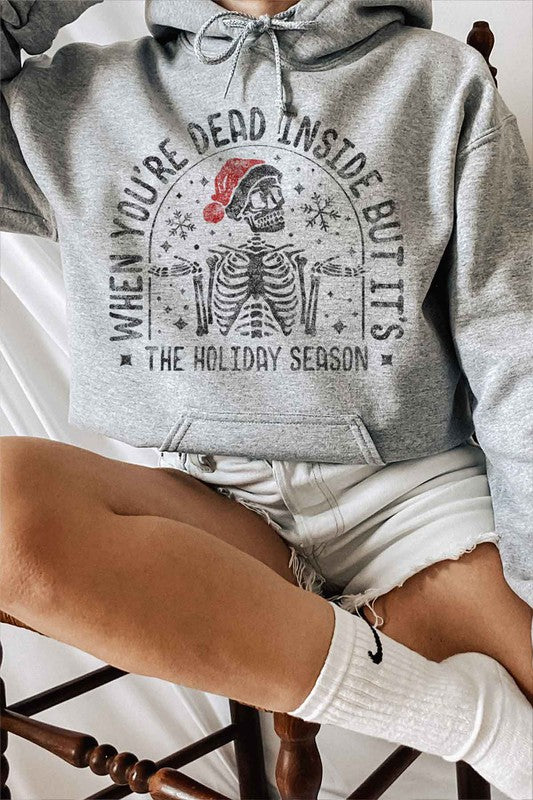 Christmas Skeleton Hoodie Plus Sized