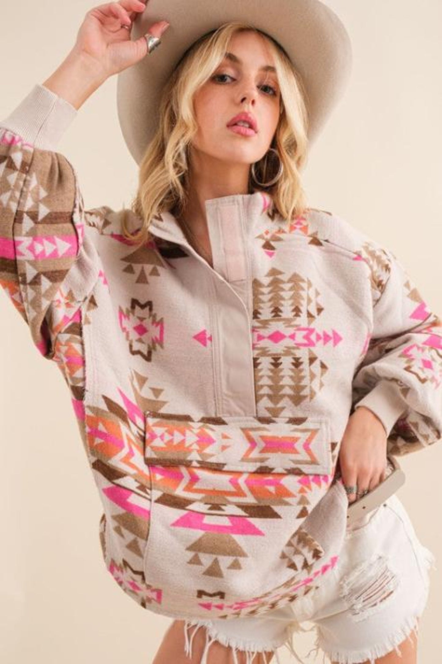 Exclusive Aztec Western Pullover