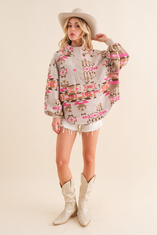 Exclusive Aztec Western Pullover