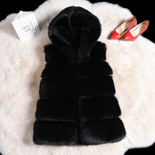 Faux Fox Fur Vest