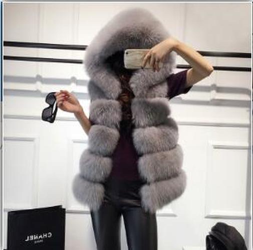 Faux Fox Fur Vest