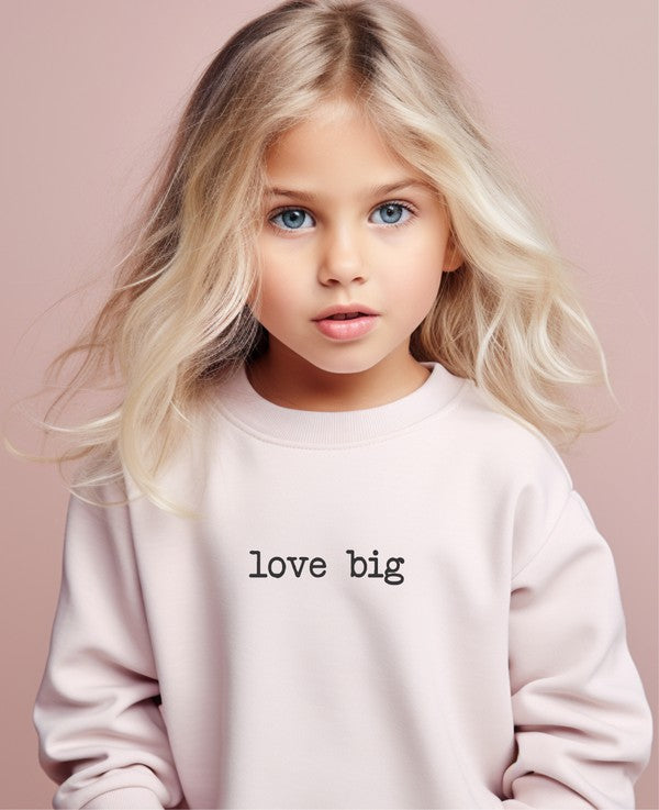 Love Big Toddler Sweatshirt