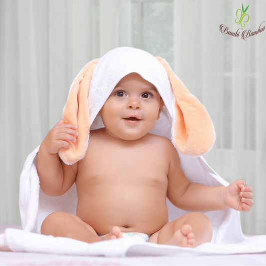 Amber Bunny Hooded Towel & 2 Washcloths