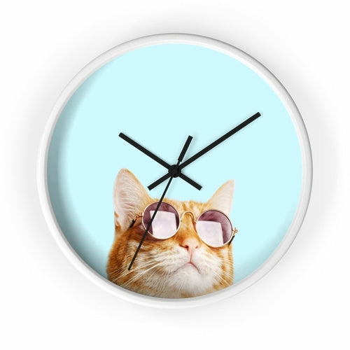 Cat is Alway's Right Wall clock