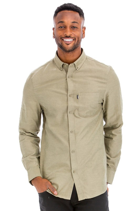 Weiv Men's Casual Long Sleeve Shirts