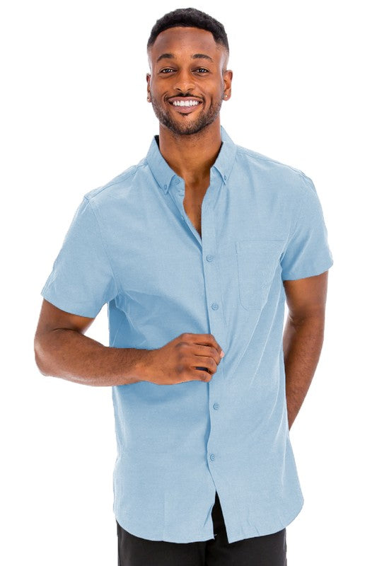 Short Sleeve Solid Shirts