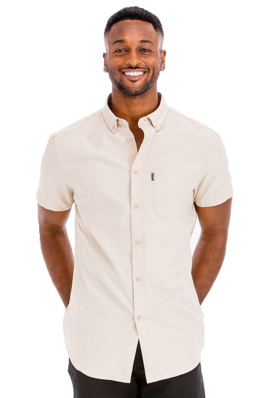 Short Sleeve Solid Shirts