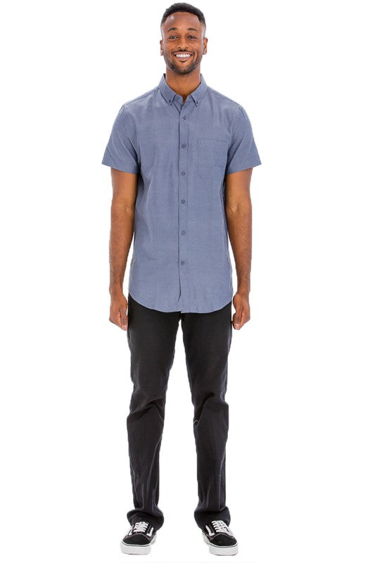 Short Sleeve Solid Shirts