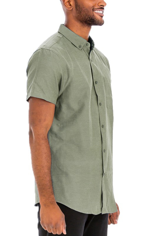 Short Sleeve Solid Shirts