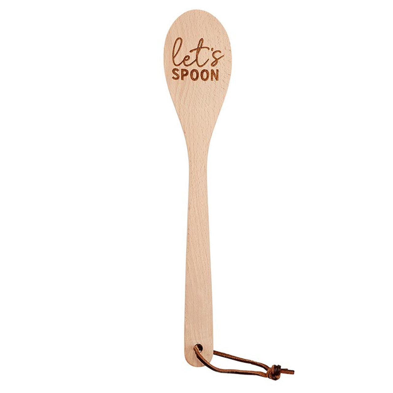 Let's Spoon Wooden Cooking Spoon