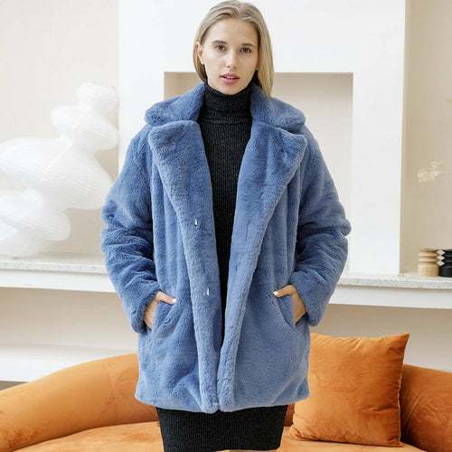 Fashionista Faux Fur Coat