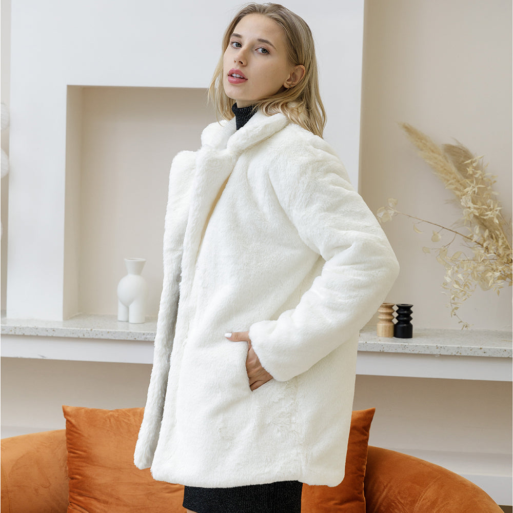 Fashionista Faux Fur Coat