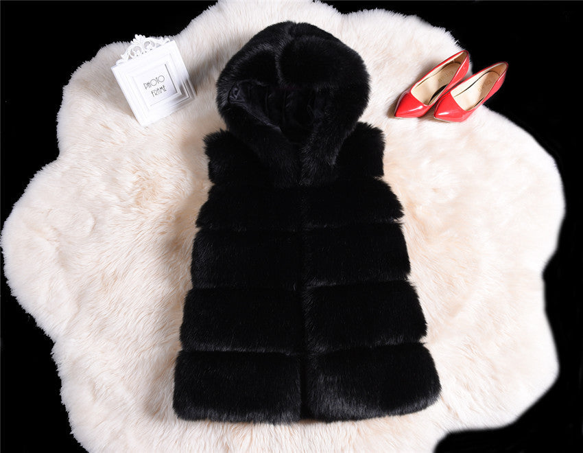 Faux Fox Fur Vest