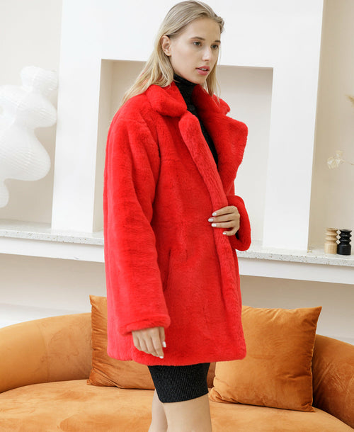 Fashionista Faux Fur Coat