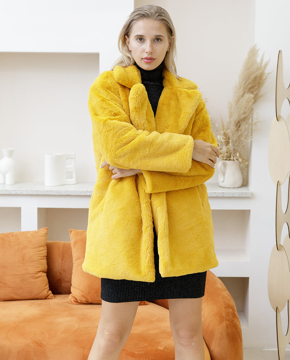 Fashionista Faux Fur Coat