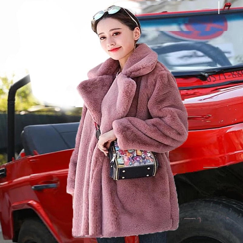 Fashionista Faux Fur Coat