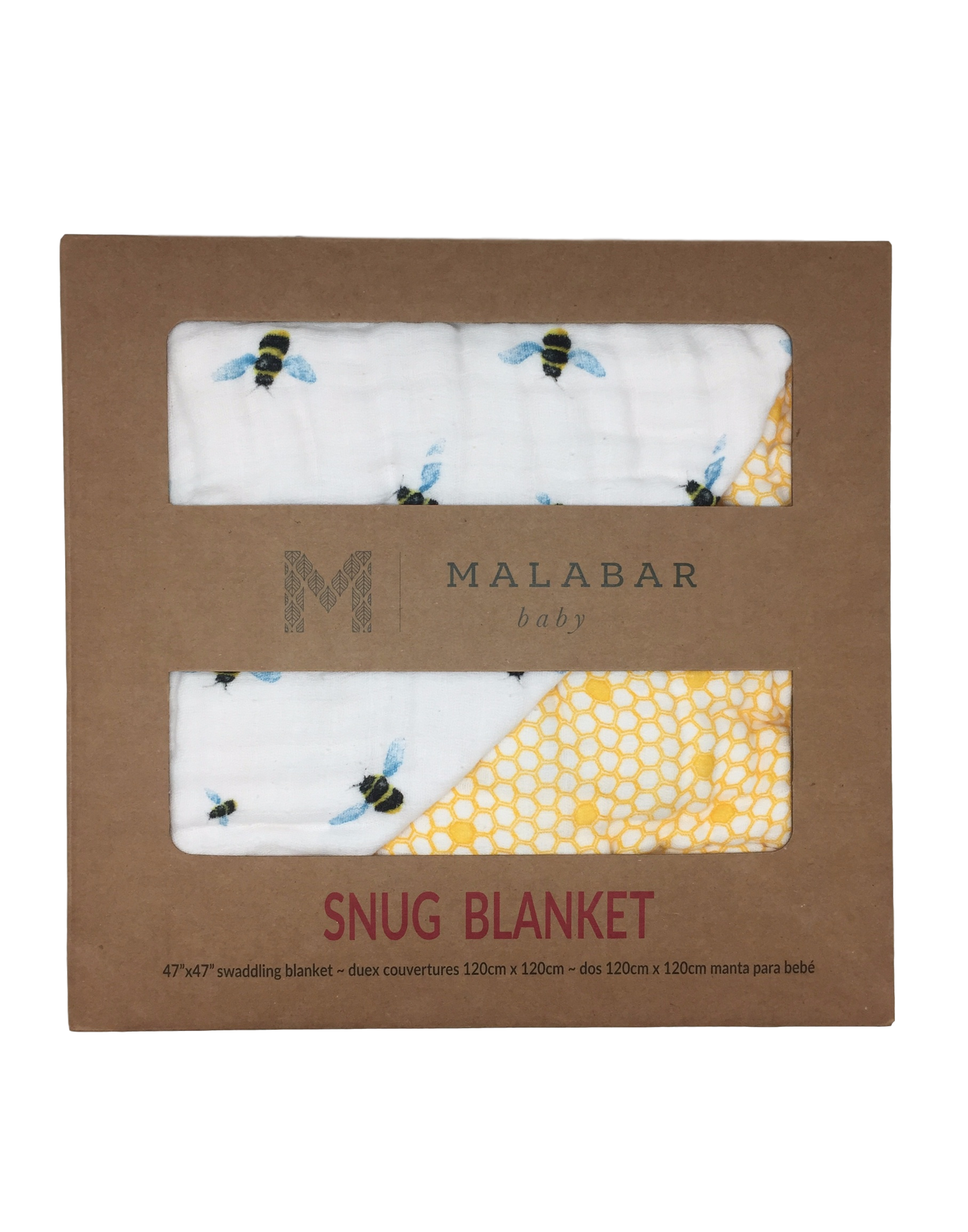 ORGANIC SNUG BLANKET - BEES