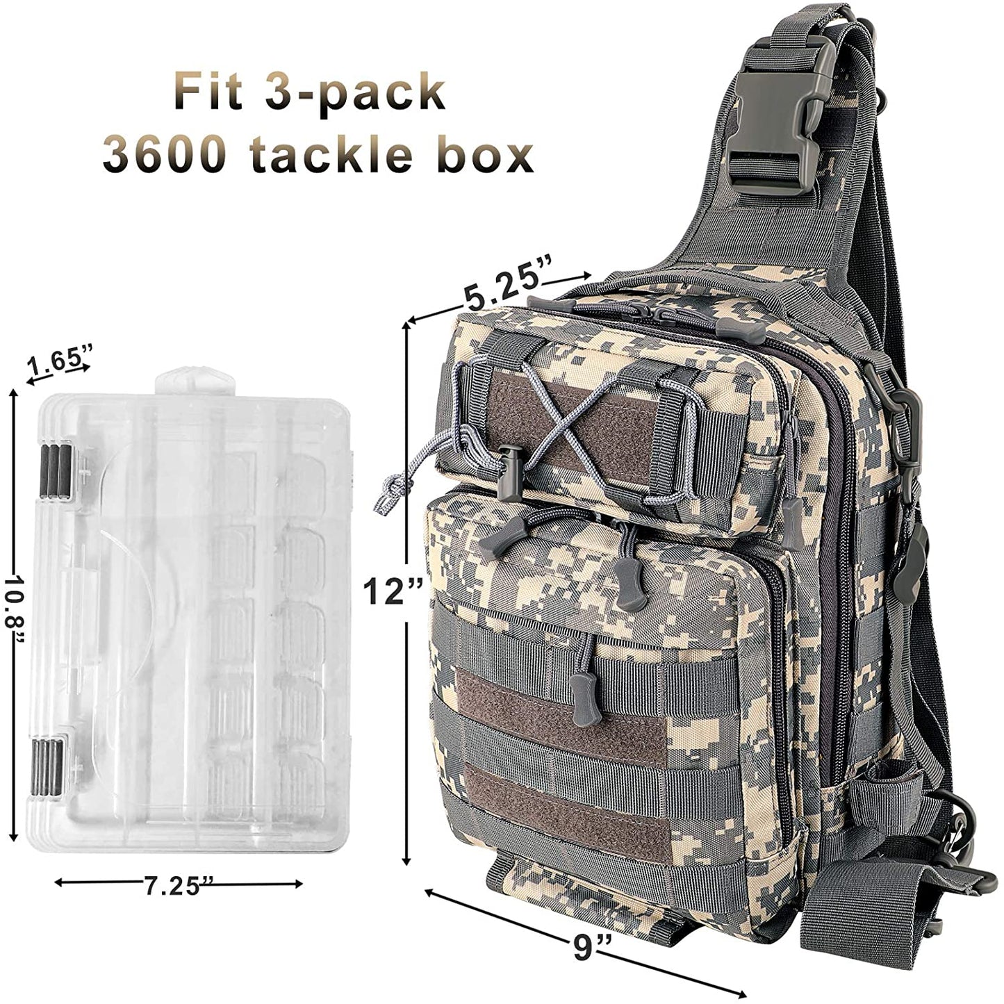 Fishing Tackle Backpack Waterproof for Outdoor Gear Storage