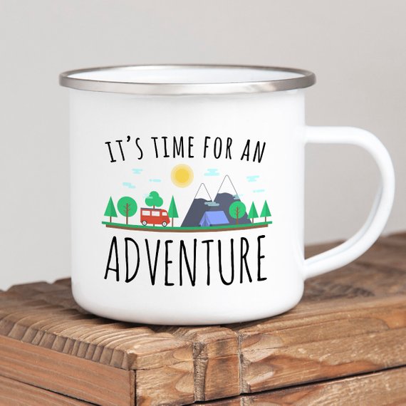 Adventure Mug Enamel Mug