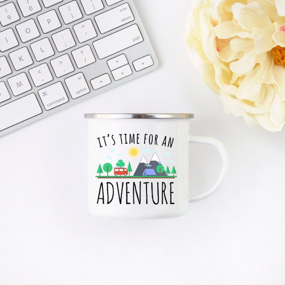 Adventure Mug Enamel Mug