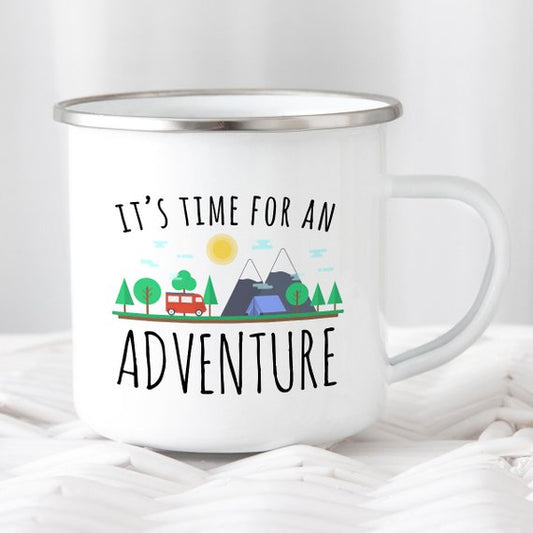 Adventure Mug Enamel Mug