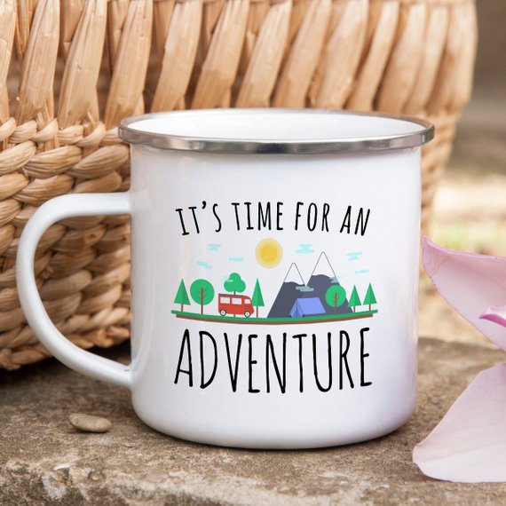 Adventure Mug Enamel Mug