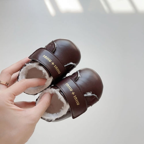 Cozy Fleece Toddler Walking shoes