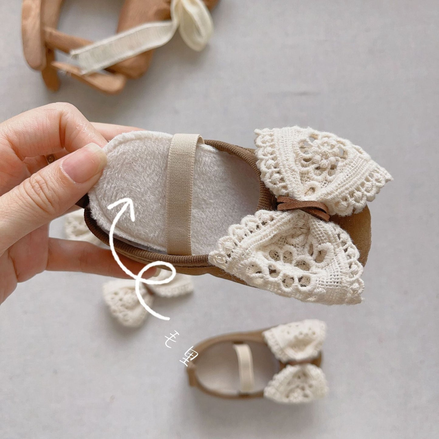 Autumn Bow Slippers