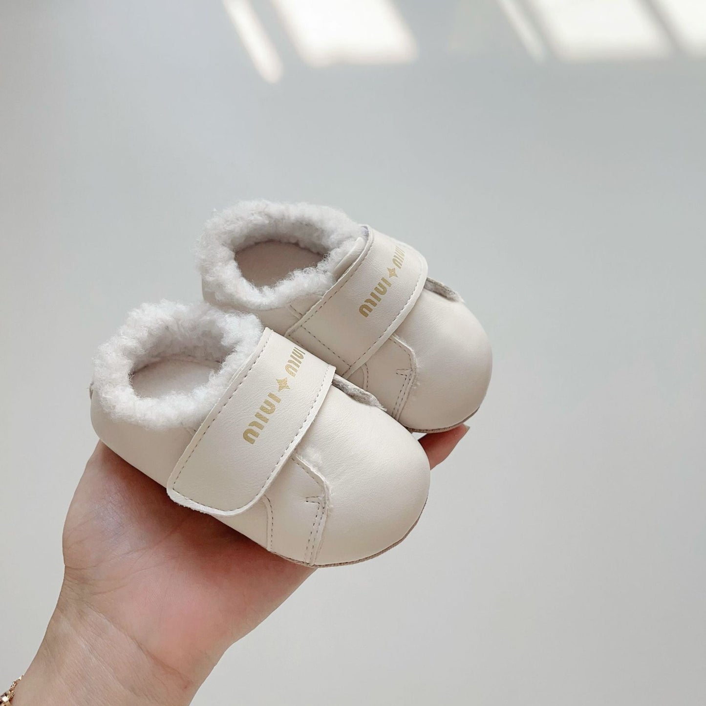 Cozy Fleece Toddler Walking shoes