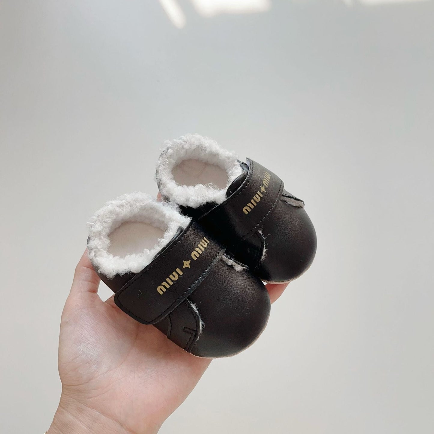 Cozy Fleece Toddler Walking shoes