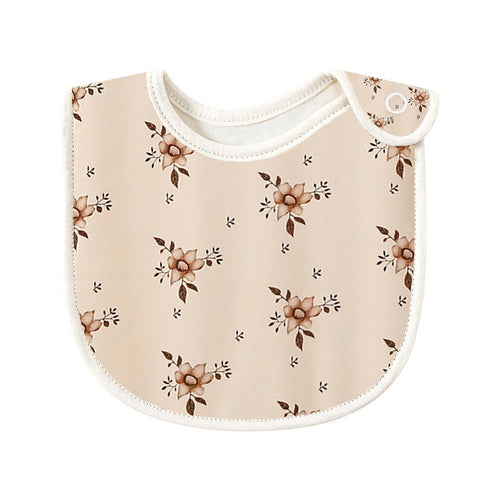 Baby Floral Print Water Absorbing Bibs