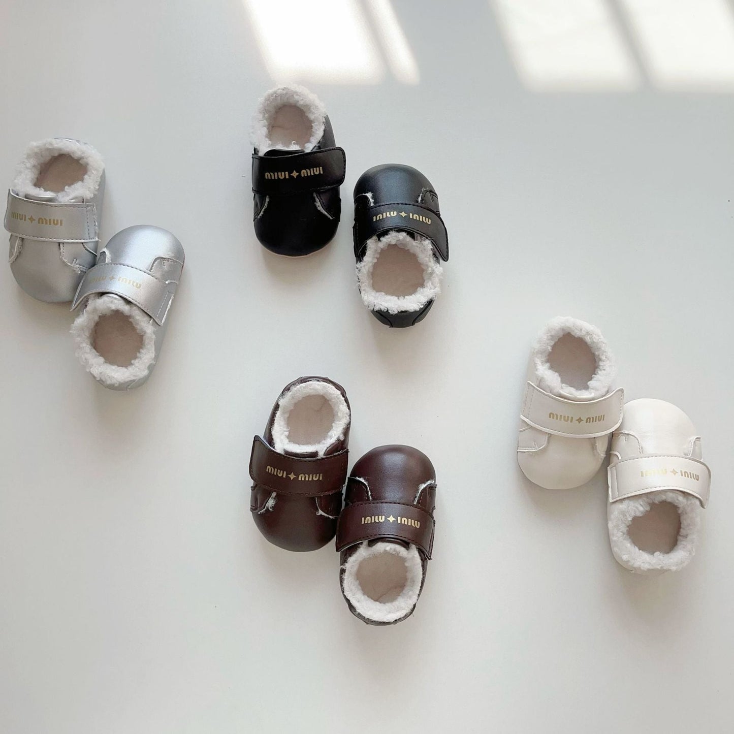 Cozy Fleece Toddler Walking shoes