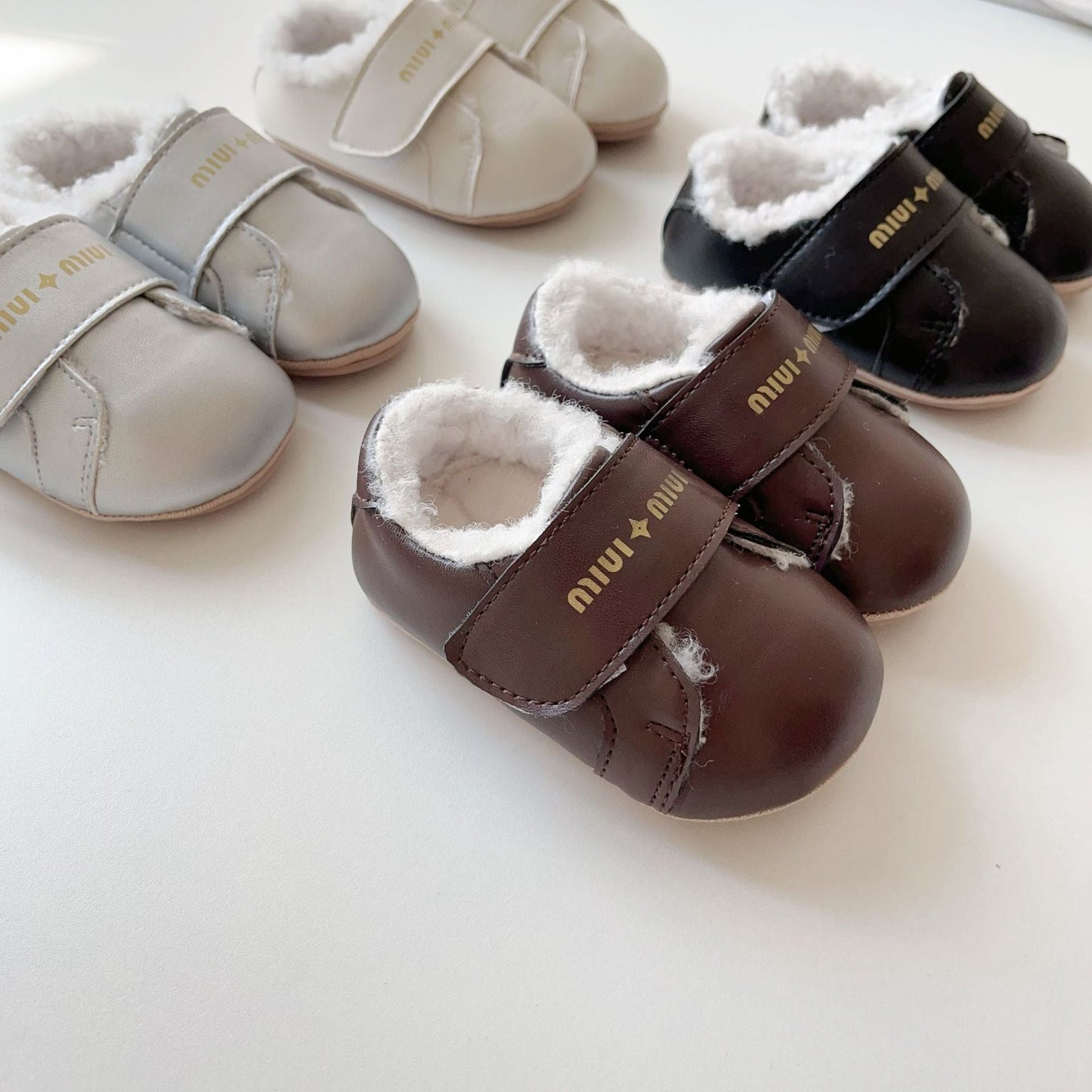 Cozy Fleece Toddler Walking shoes