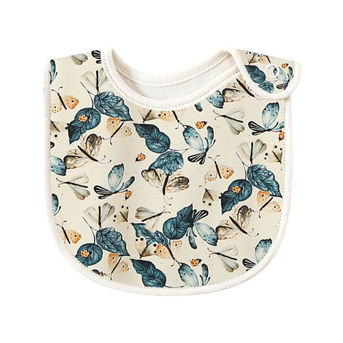 Baby Floral Print Water Absorbing Bibs